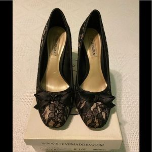 Steve Madden Dressy Shoes Taupe and Black